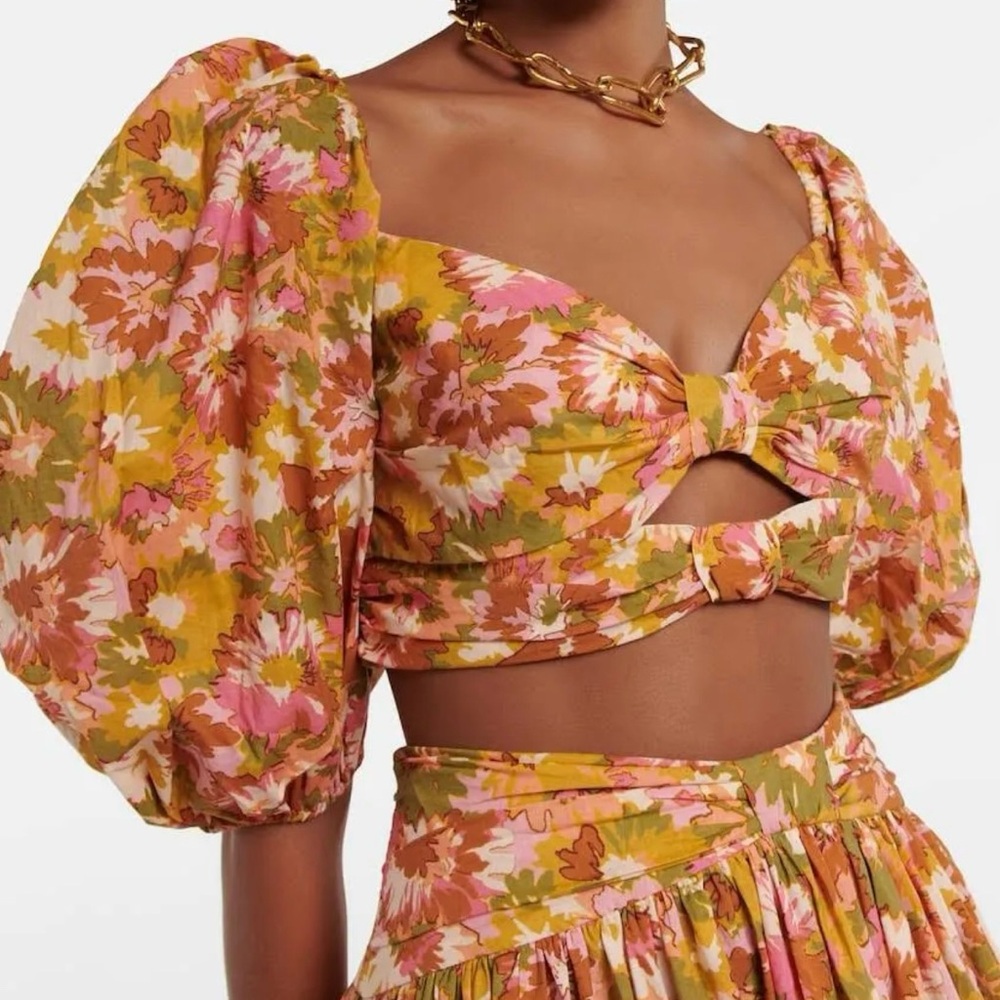 NWT ✨ Zimmermann Violet Twist Front Bodice